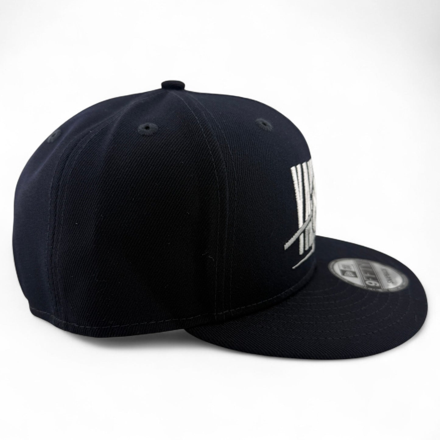 New Era New York Yankees MLB Sliced Logo Navy 9FIFTY Snapback Adjustable Hat Cap