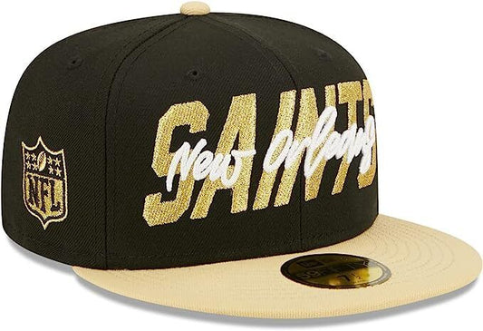 New Era New Orleans Saints 2022 Draft On-Stage NFL 59FIFTY Fitted Hat Cap