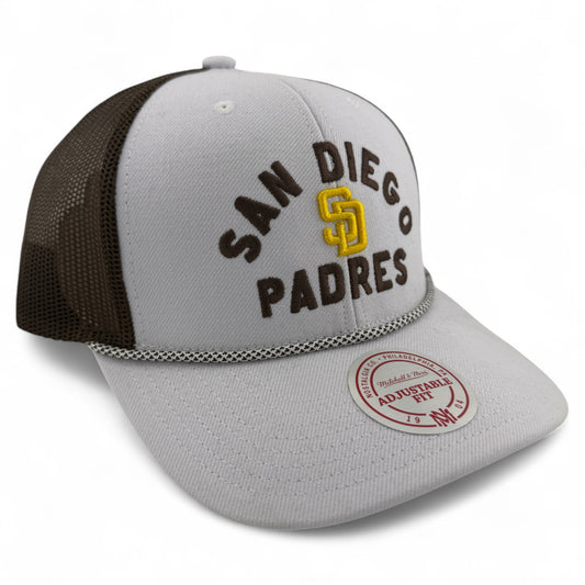 Mitchell & Ness San Diego Padres MLB Arches Rope Adjustable Fit Snapback Hat Cap