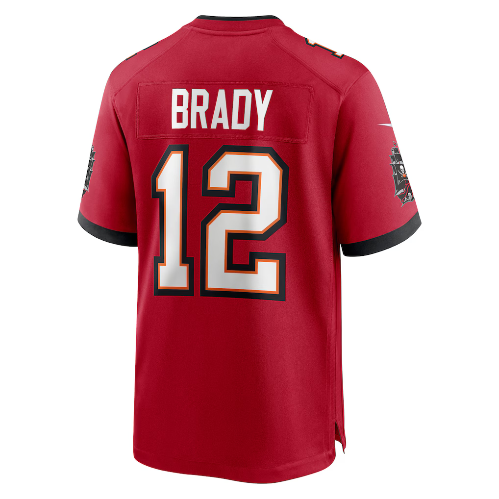 Nike Tampa Bay Buccaneers #12 Tom Brady NFL Super Bowl LIV Bound Patch Men's 3XL