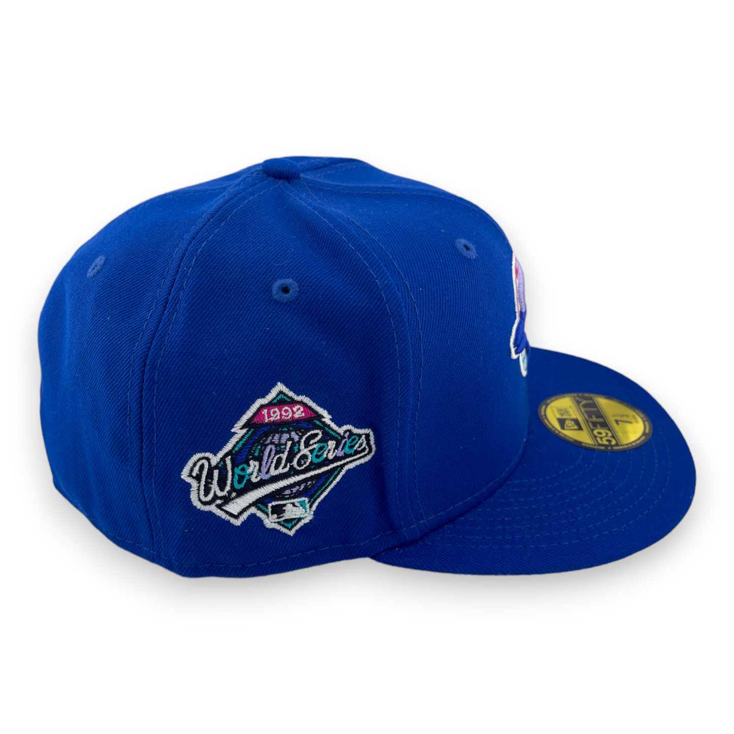 New Era Toronto Blue Jays 1992 World Series Polar Lights Pink UV 59FIFTY Hat Cap