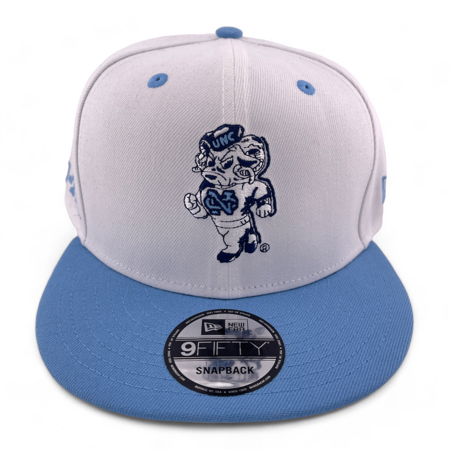 New Era North Carolina Tar Heels NCAA Walking Ram Logo 9Fifty Snapback Hat Cap