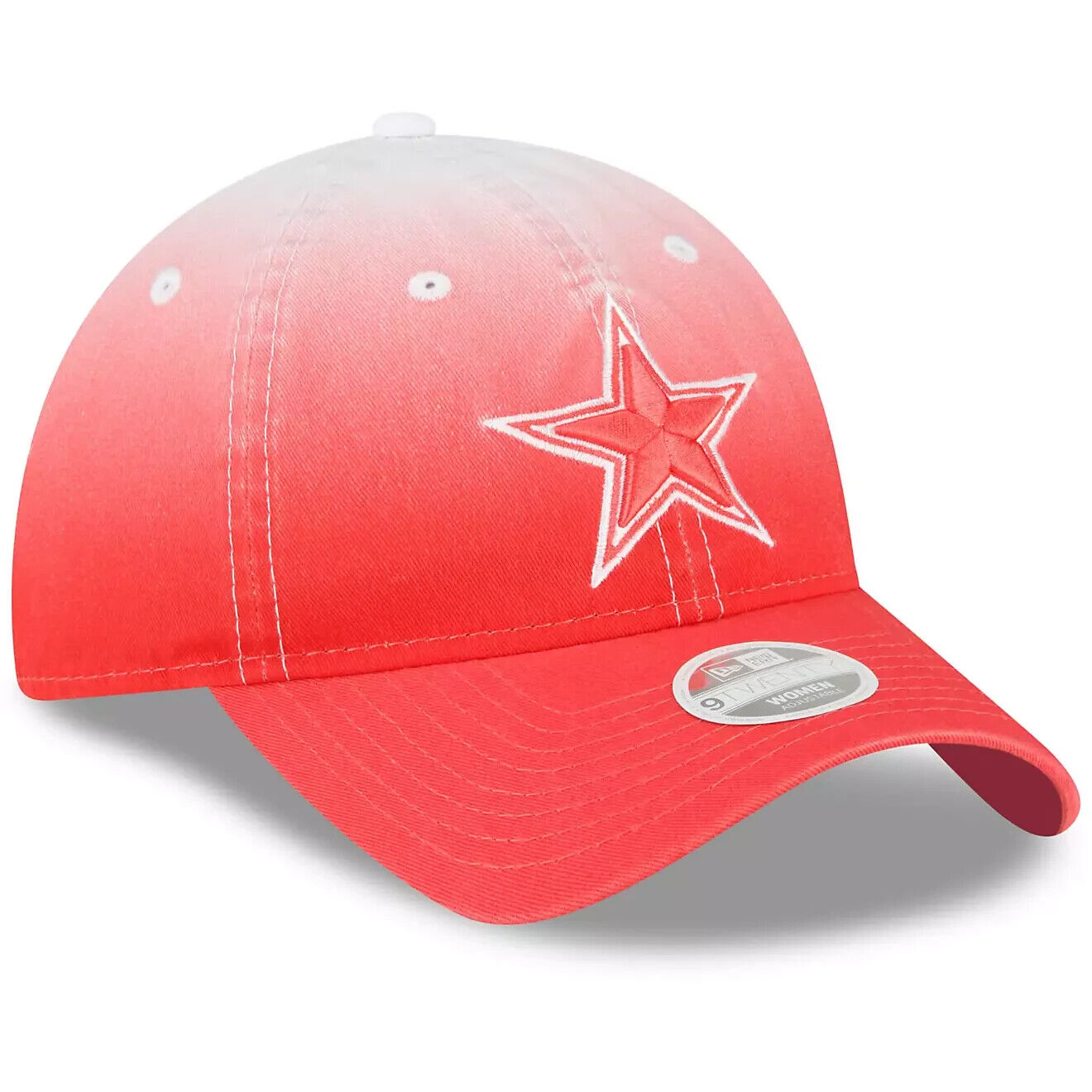 New Era Dallas Cowboys NFL Pink/White Fade Womens 9Twenty Adjustable Dad Hat Cap