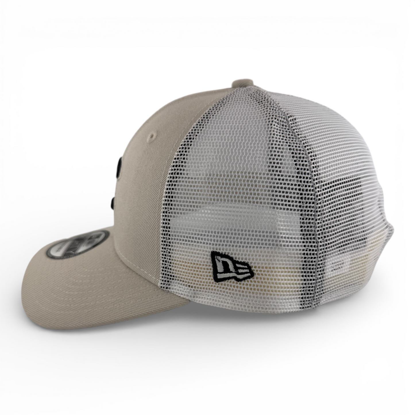 New Era Chicago Cubs MLB Stone Tan Khaki Mesh 9Forty Snapback Adjustable Hat Cap