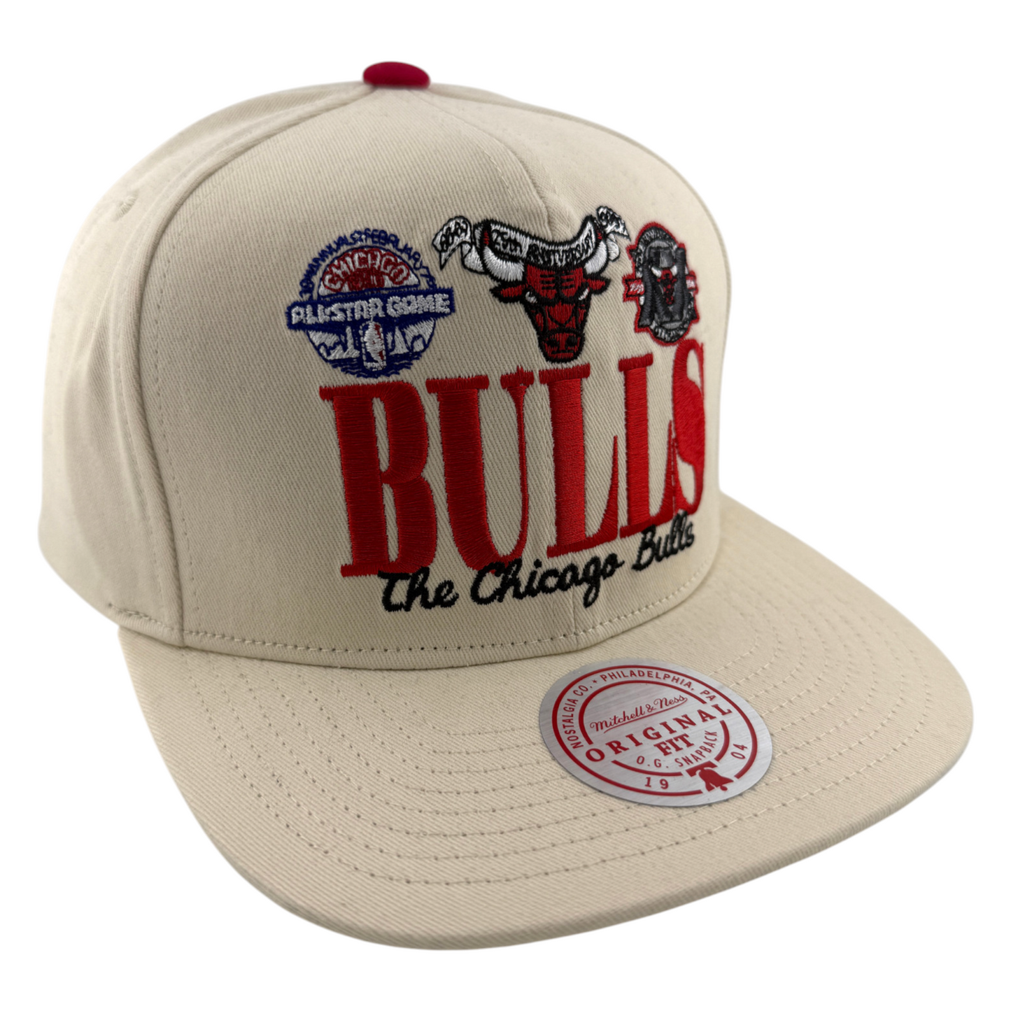 Mitchell & Ness Chicago Bulls NBA Retro Original Fit Snapback Adjustable Hat Cap