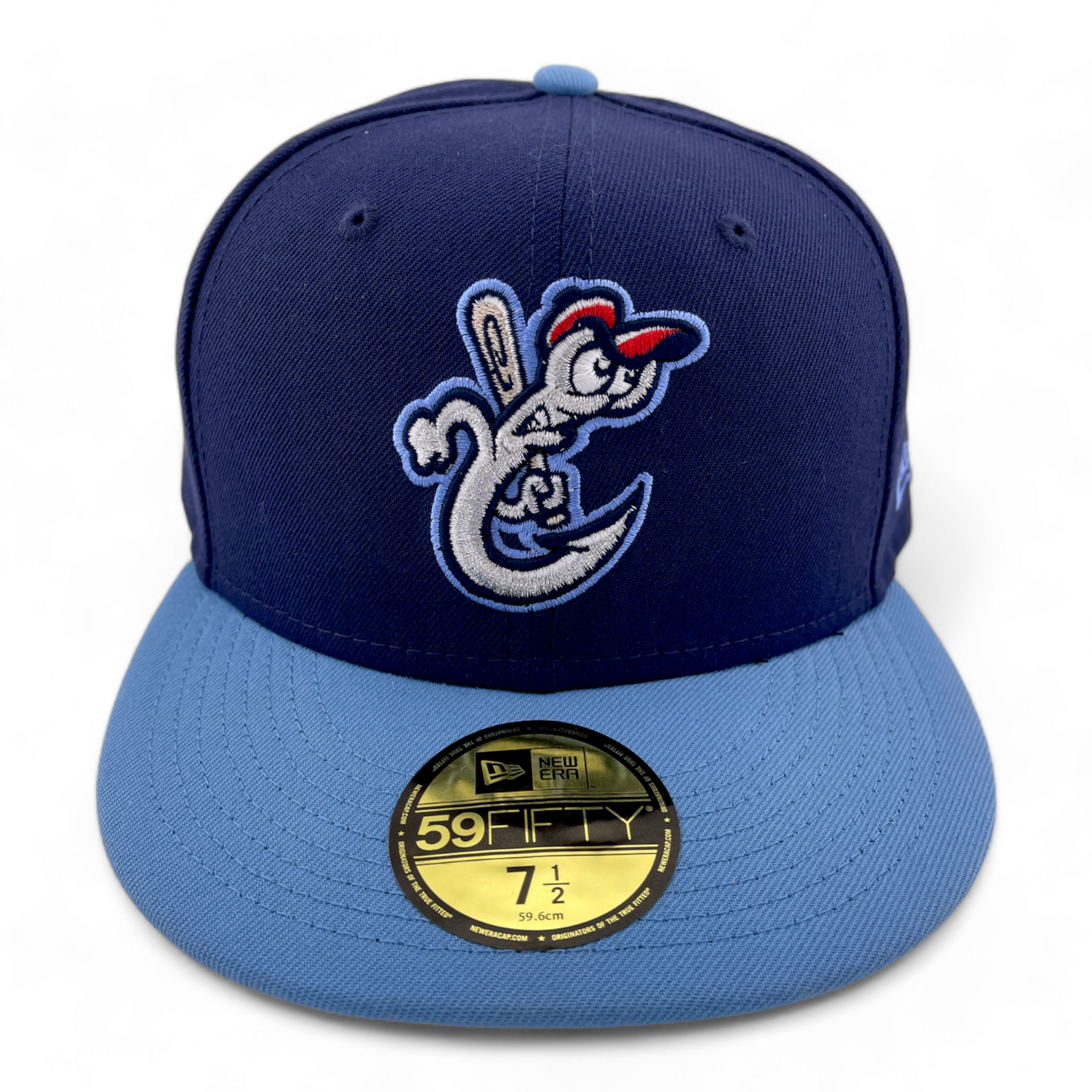 New Era Corpus Christi Hooks MiLB Navy Classic Team Logo 59Fifty Fitted Hat Cap