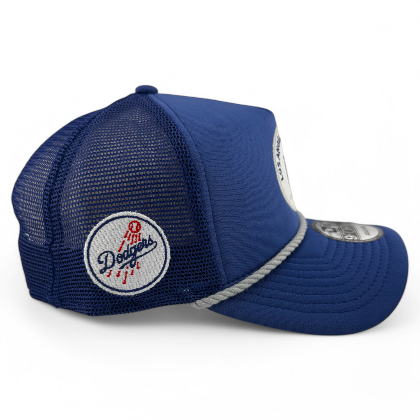 New Era Los Angeles Dodgers MLB 9FORTY Rope A-Frame Trucker Mesh Snapback Hat