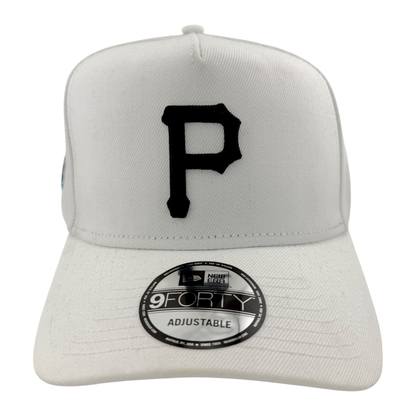 New Era Pittsburgh Pirates MLB White Tropical UV 9FORTY A-Frame Snapback Hat Cap