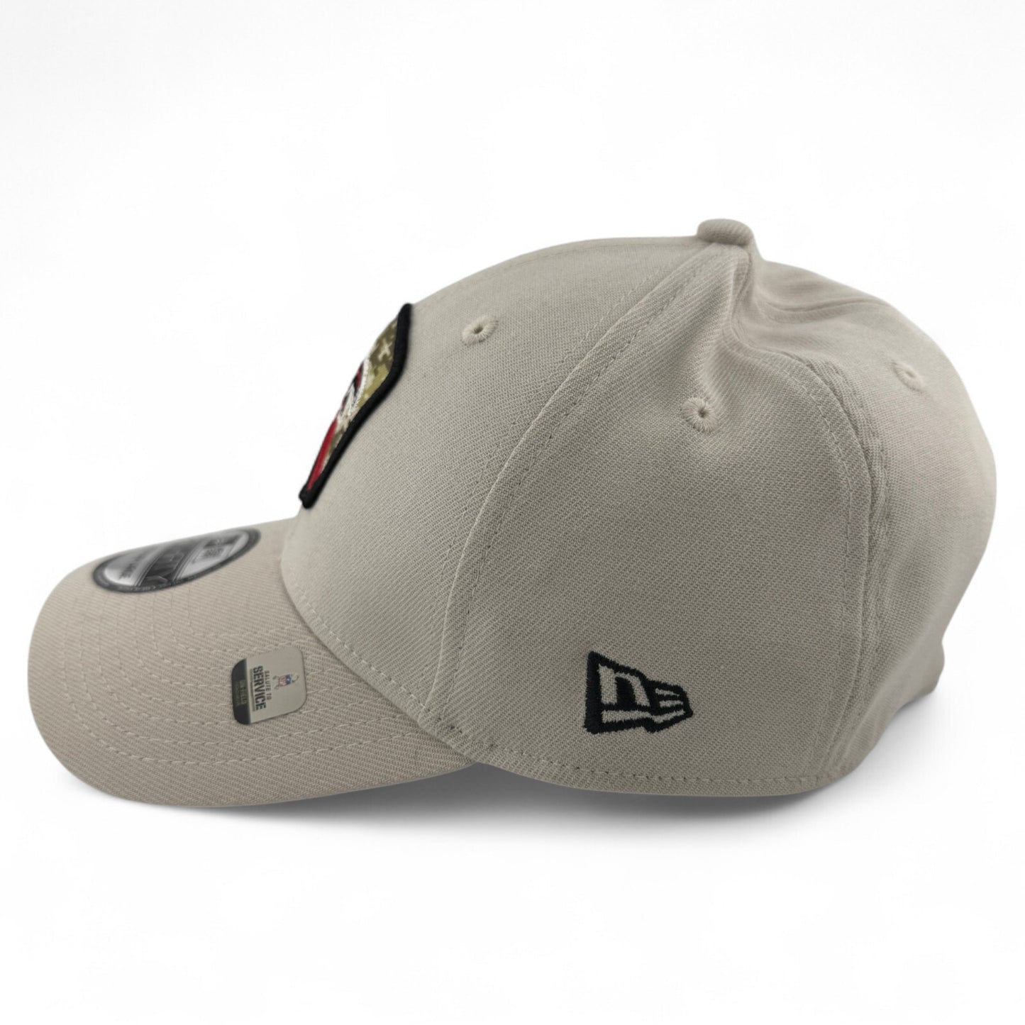 New Era Atlanta Falcons NFL 2023 Salute to Service Tan 39Thirty Flex Fit Hat Cap
