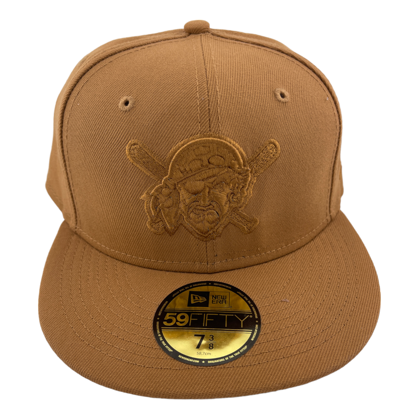 New Era Pittsburgh Pirates Tan Color Pack Brown/Grey UV MLB 59FIFTY Fitted Hat Cap