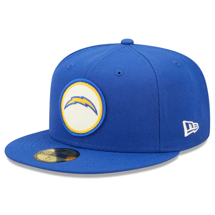 New Era Los Angeles Chargers 2022 Sideline NFL Historic Logo 59FIFTY Fitted Hat Cap