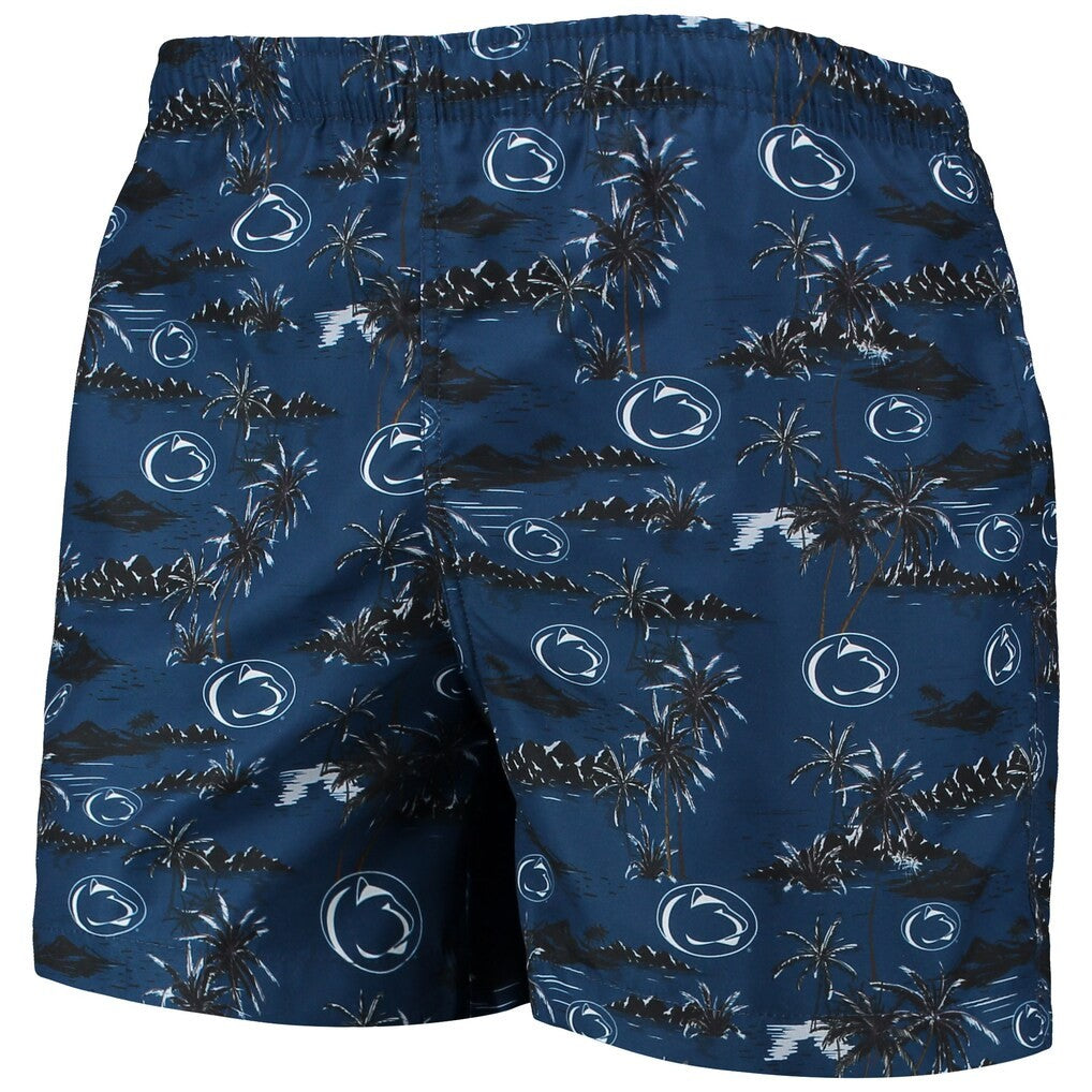 FOCO Pennsylvania State Nittany Lions Floral Island Palm Swim Trunks Men's Small