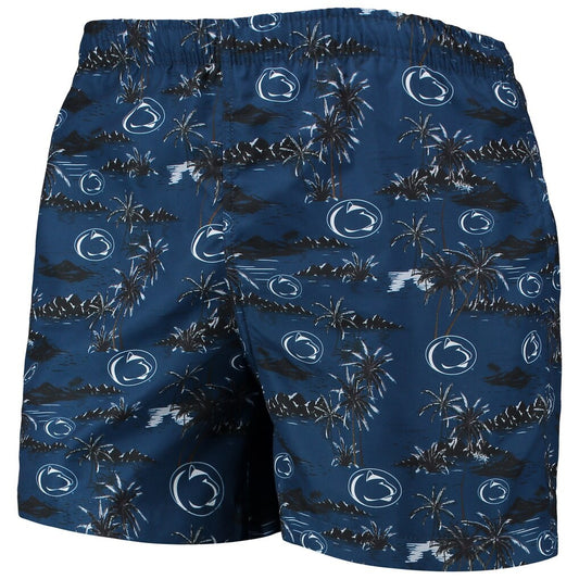 FOCO Pennsylvania State Nittany Lions Floral Island Palm Swim Trunks Men's Small