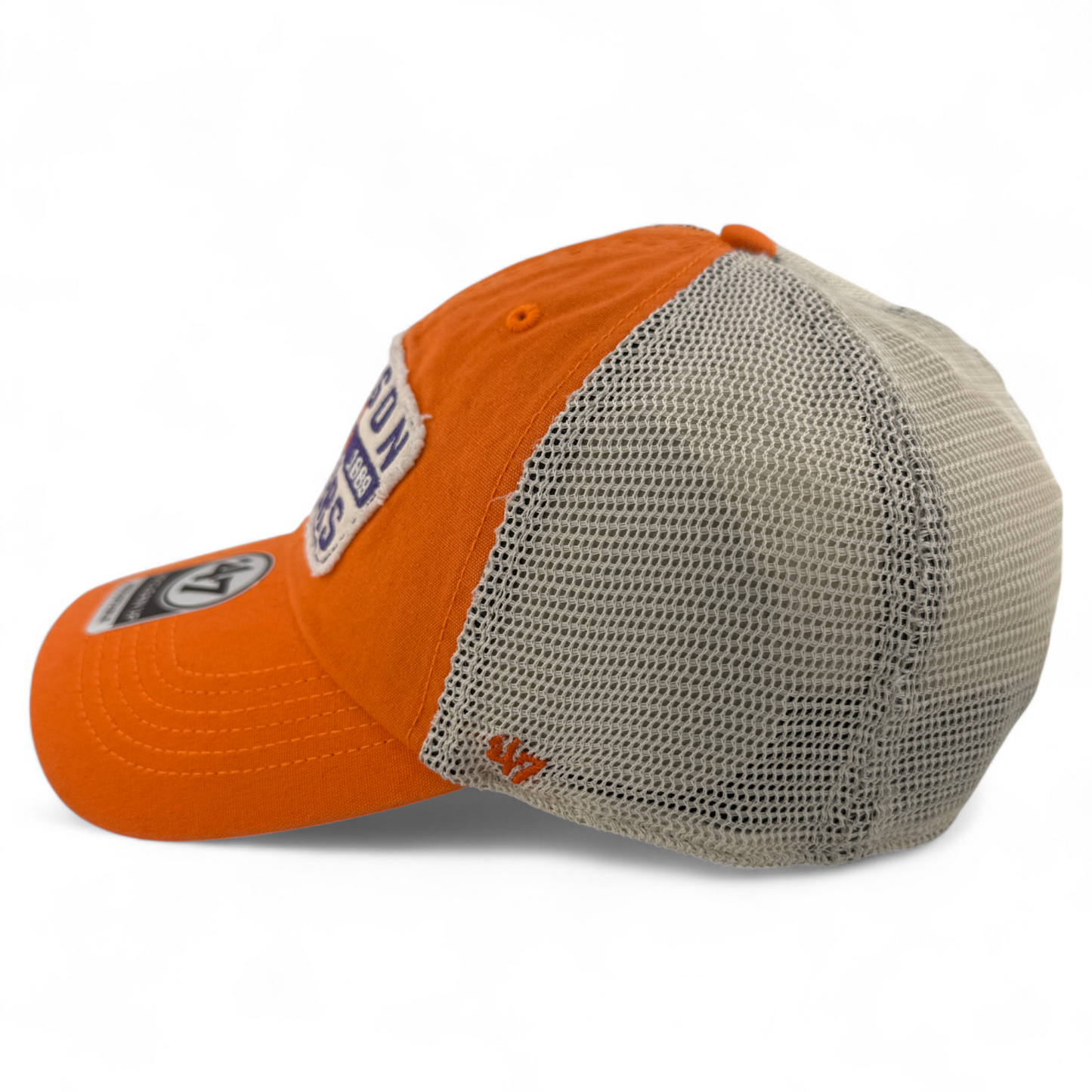 '47 Brand Clemson University Tigers NCAA Crawford Clean Up Adjustable Hat Cap