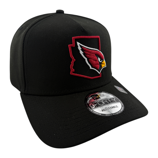 New Era Arizona Cardinals State Outline 9Forty A-Frame Snapback Adjustable Hat