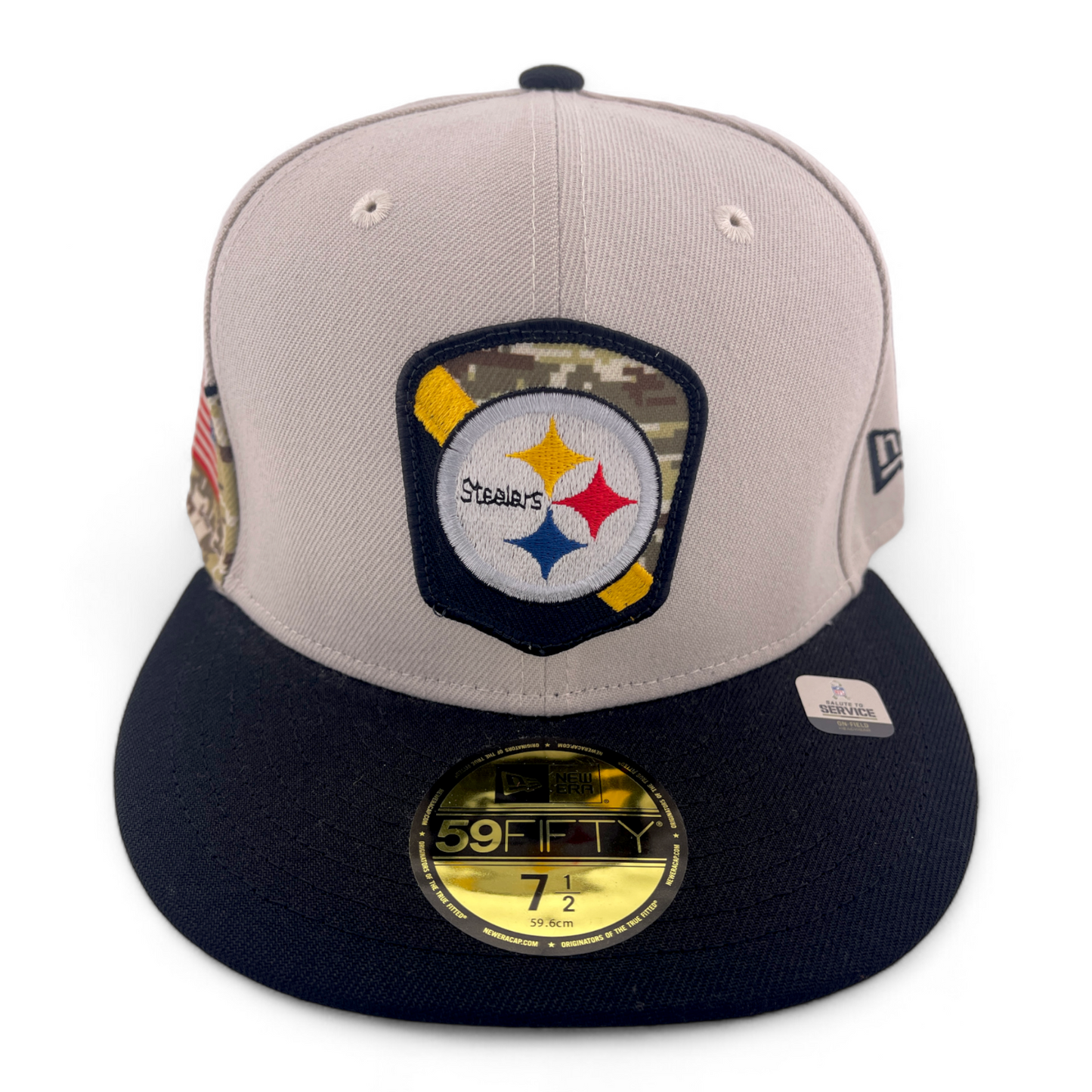 New Era Pittsburgh Steelers NFL 2023 Salute to Service 59Fifty Fitted Hat Cap