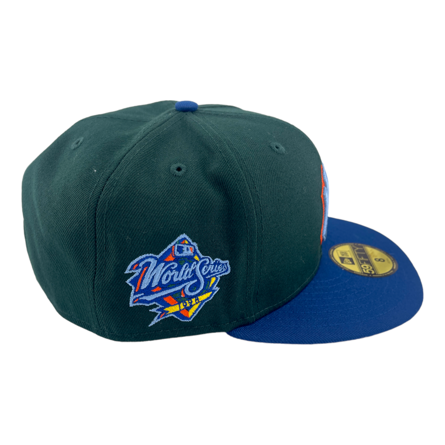 New Era New York Yankees 1998 World Series Patch Green/Blue 59FIFTY Fitted Hat Cap