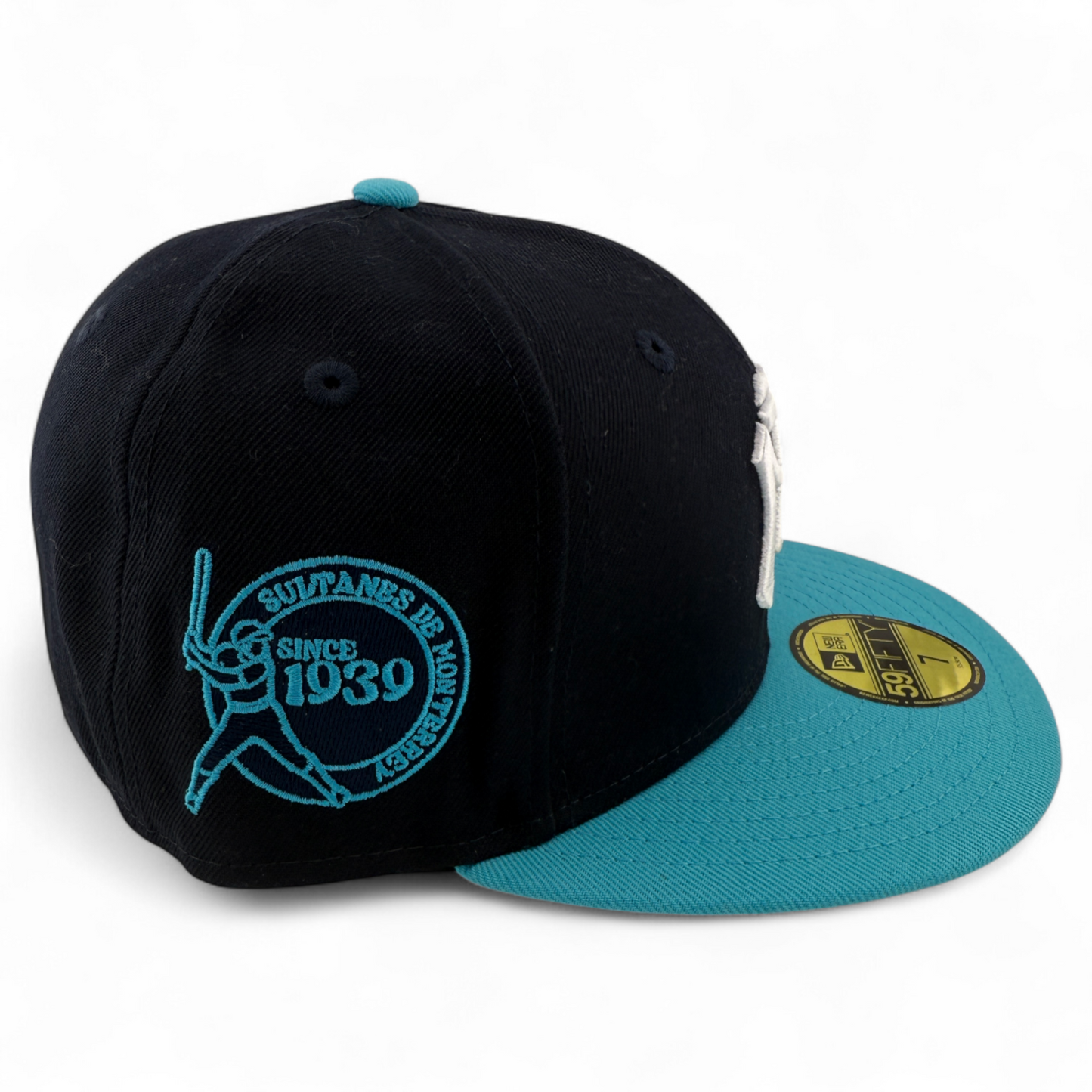 New Era Sultanes de Monterrey México League LMB Navy/Teal 59FIFTY Fitted Hat Cap