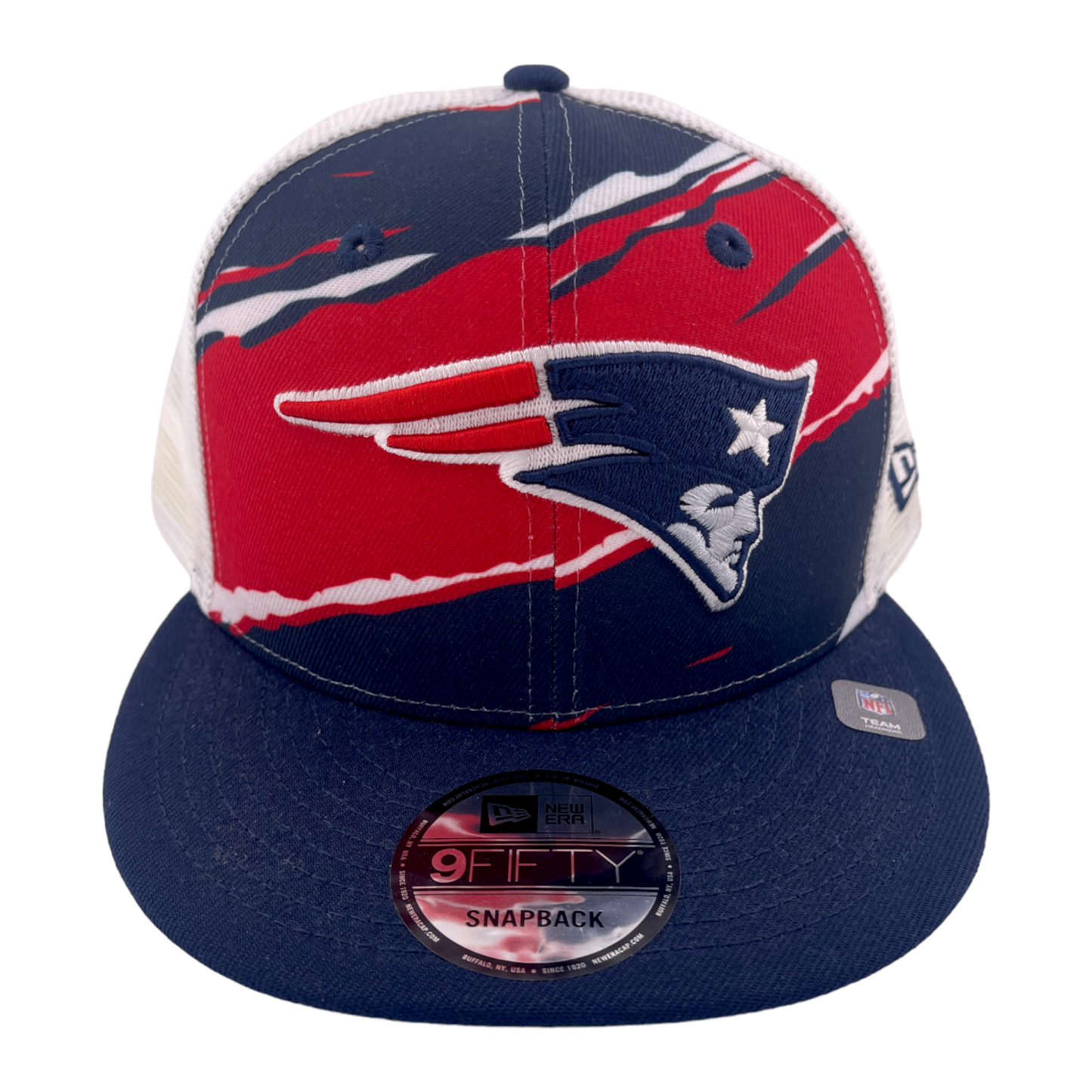 ~NEW DROP~ New Era New England Patriots NFL Tear Trucker 9FIFTY Mesh Back Snapback Hat Cap