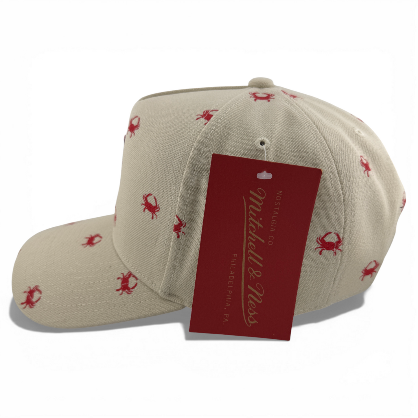 Mitchell & Ness Boston Red Sox Crab A-Frame Pro Pinch Fit Snapback Adjustable