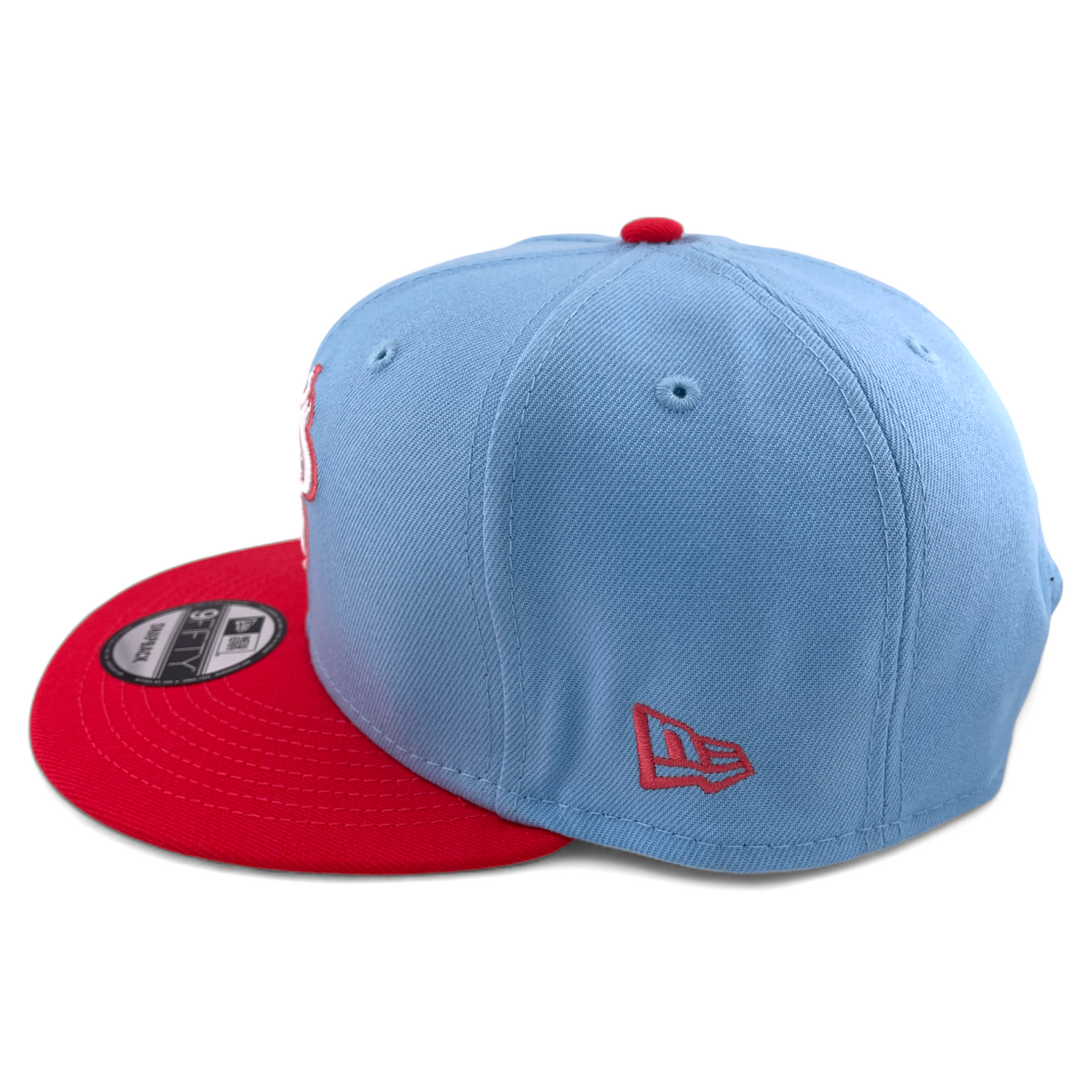 New Era Miami Heat NBA 2-Tone Color Pack Teal Blue/Pink 9FIFTY Snapback Hat Cap