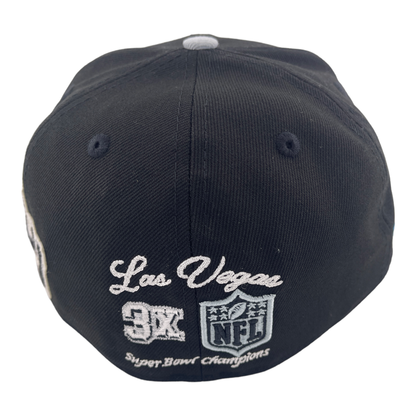 New Era Las Vegas Raiders Super Bowl XVIII Patch Letterman 59FIFTY Fitted Hat Cap