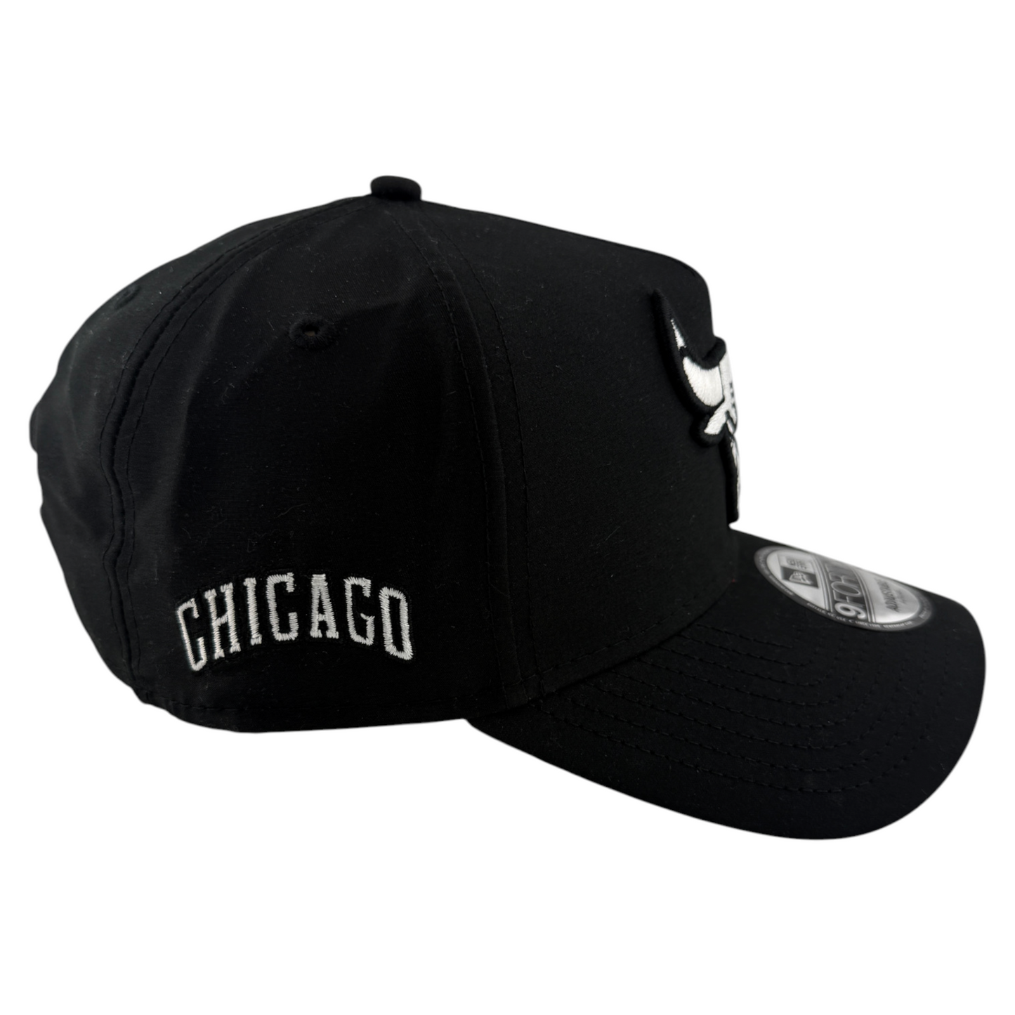New Era Chicago Bulls NBA Sport Black A-Frame 9Forty Snapback Adjustable Hat Cap