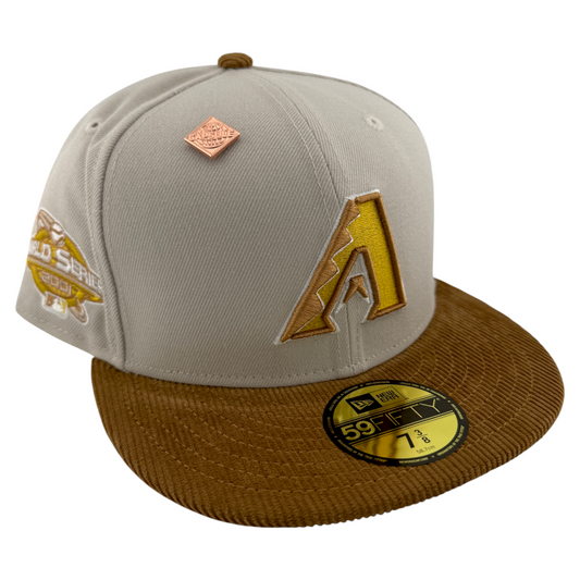New Era Arizona Diamondbacks Corduroy Visor Capsule Exclusive 59FIFTY Fitted Hat