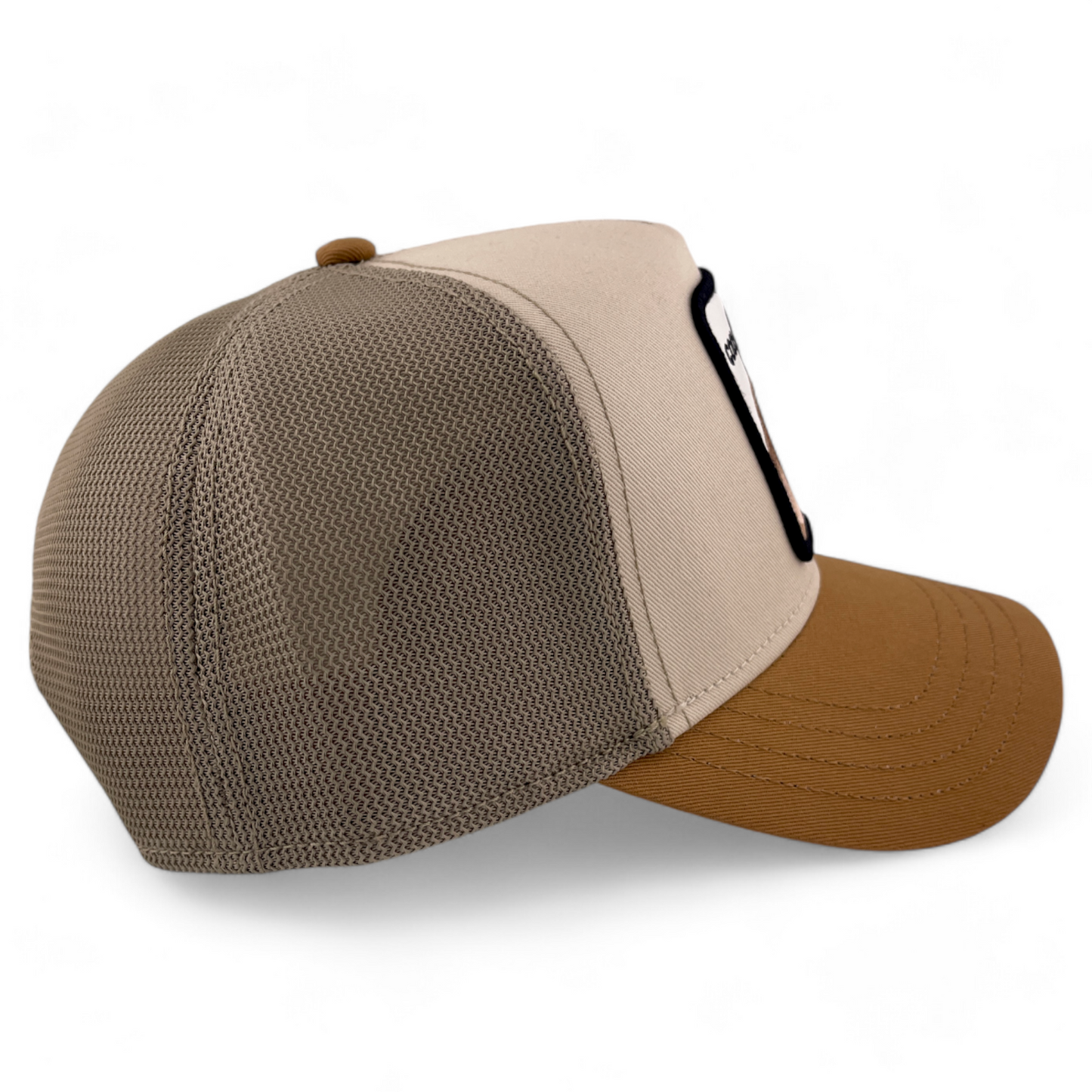 Goorin Bros Cool Cat V2 The Farm Khaki Mesh Back Trucker Snapback Adjustable Hat