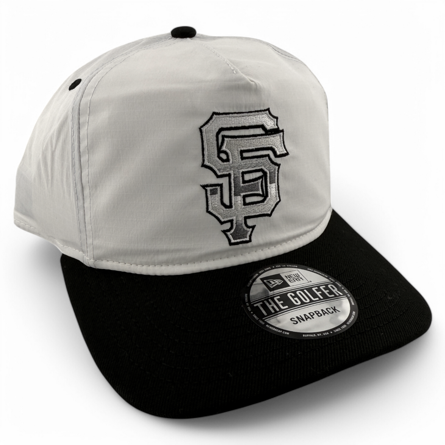 New Era San Francisco Giants MLB Golfer Chrome A-Frame Snapback Adjustable Hat