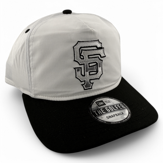 New Era San Francisco Giants MLB Golfer Chrome A-Frame Snapback Adjustable Hat