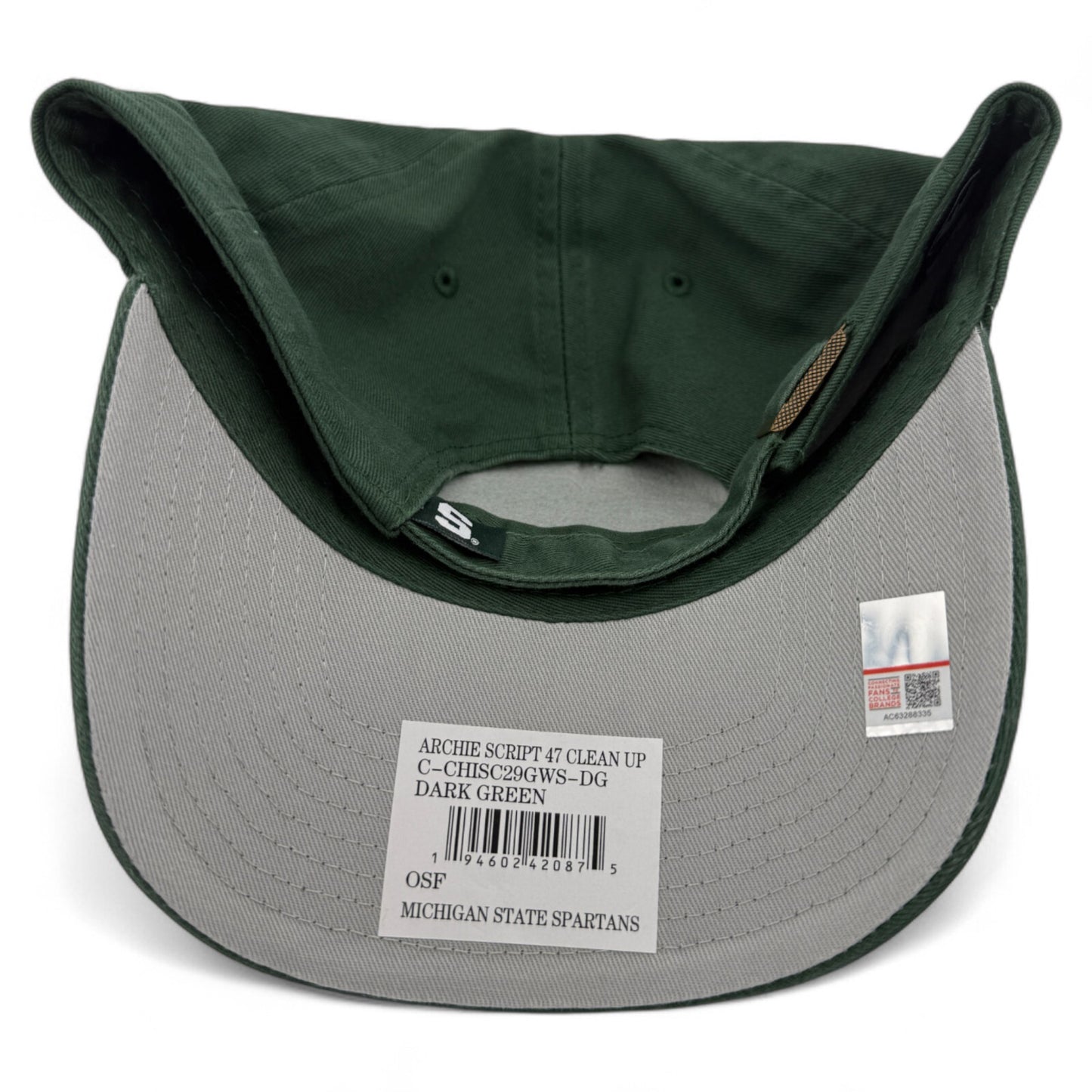 '47 Brand Michigan State University Spartans NCAA Clean Up Adjustable Dad Hat