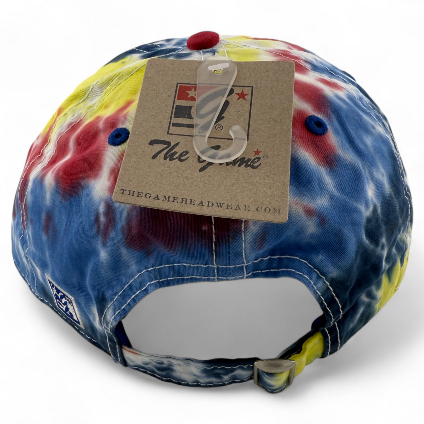 The Game GB482 Rainbow Tie Dye Blank Twill Unstructured Adjustable Dad Hat Cap