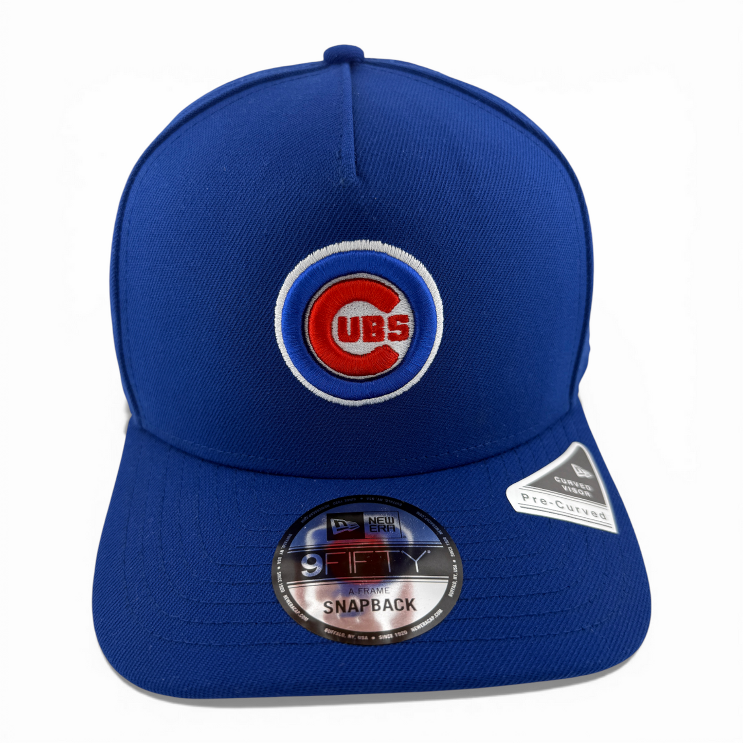 New Era Chicago Cubs MLB Pre-Curved A-Frame 9Fifty Snapback Adjustable Hat Cap