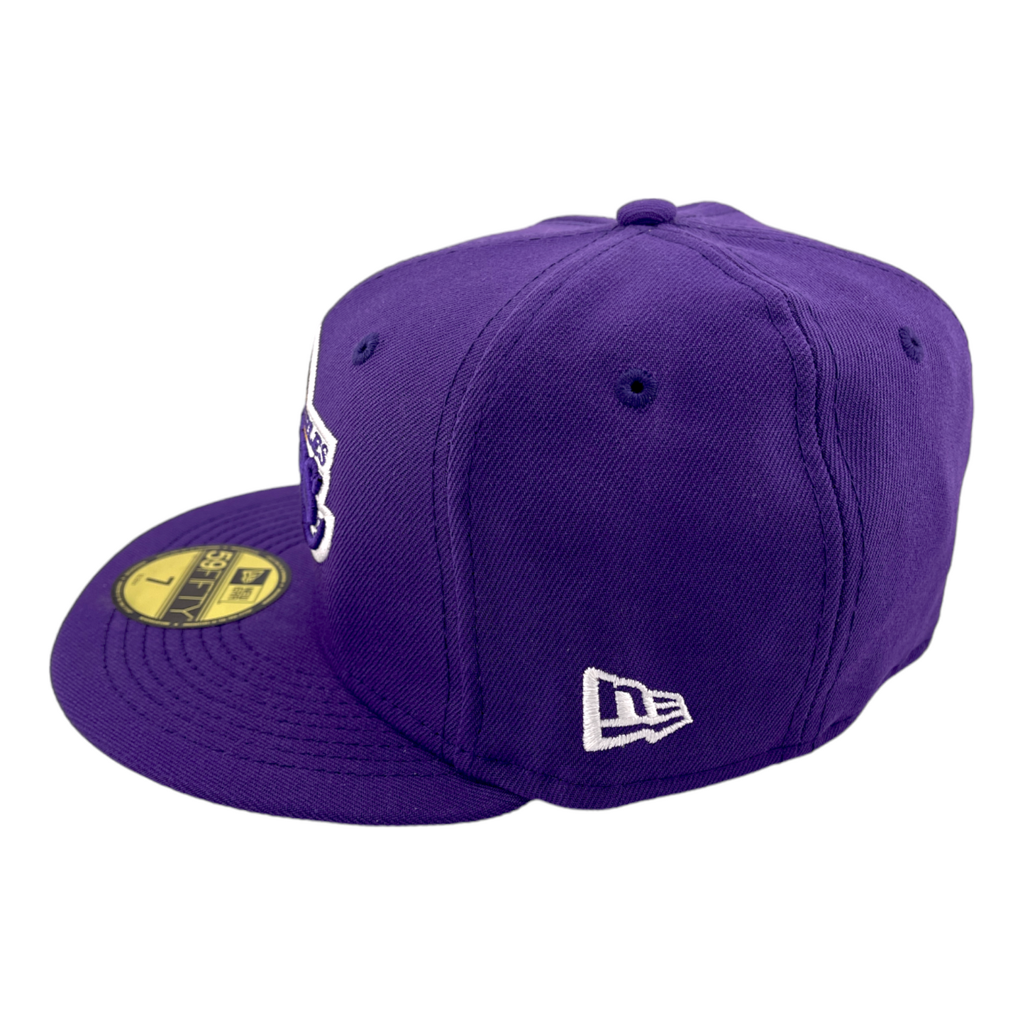 New Era Los Angeles Lakers 17x Champions Patch Purple/Green 59Fifty Fitted Hat Cap