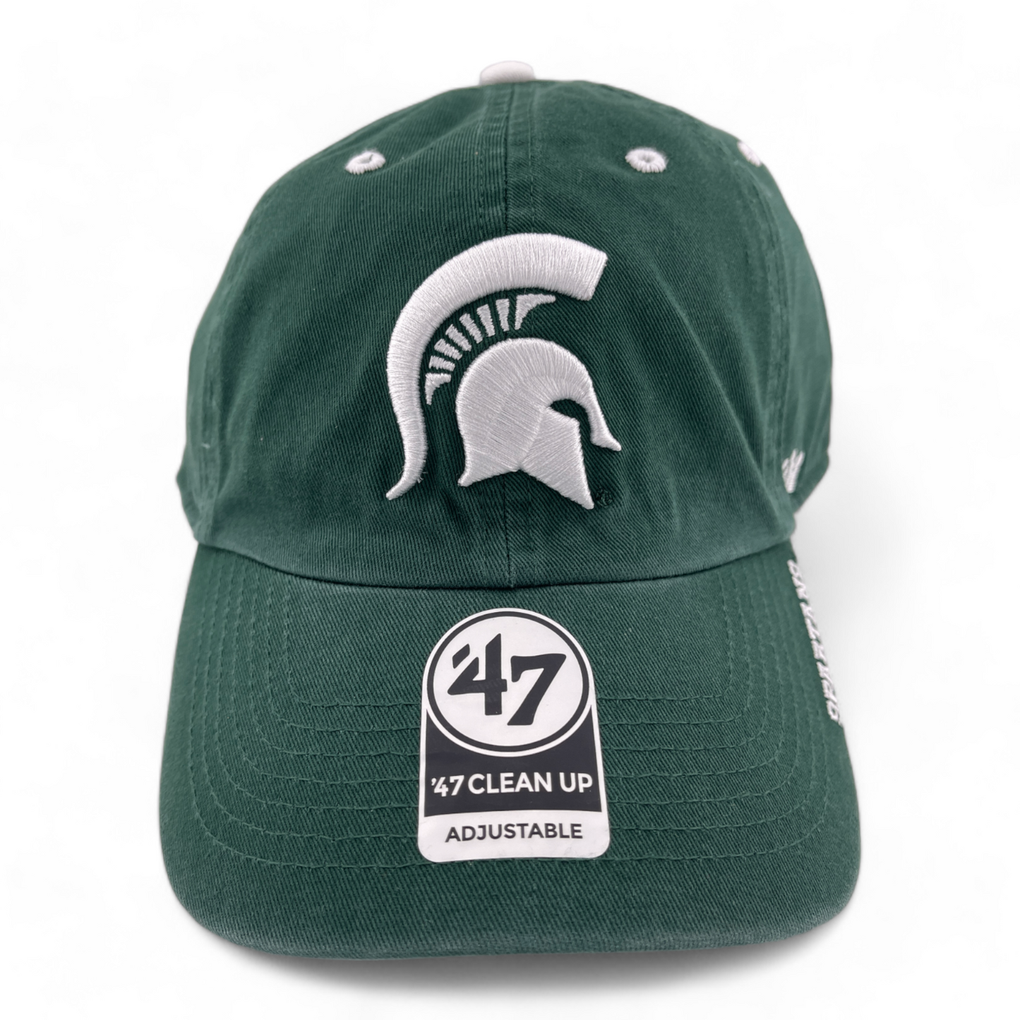 '47 Brand Michigan State Spartans NCAA Green Clean Up Adjustable Dad Hat Cap