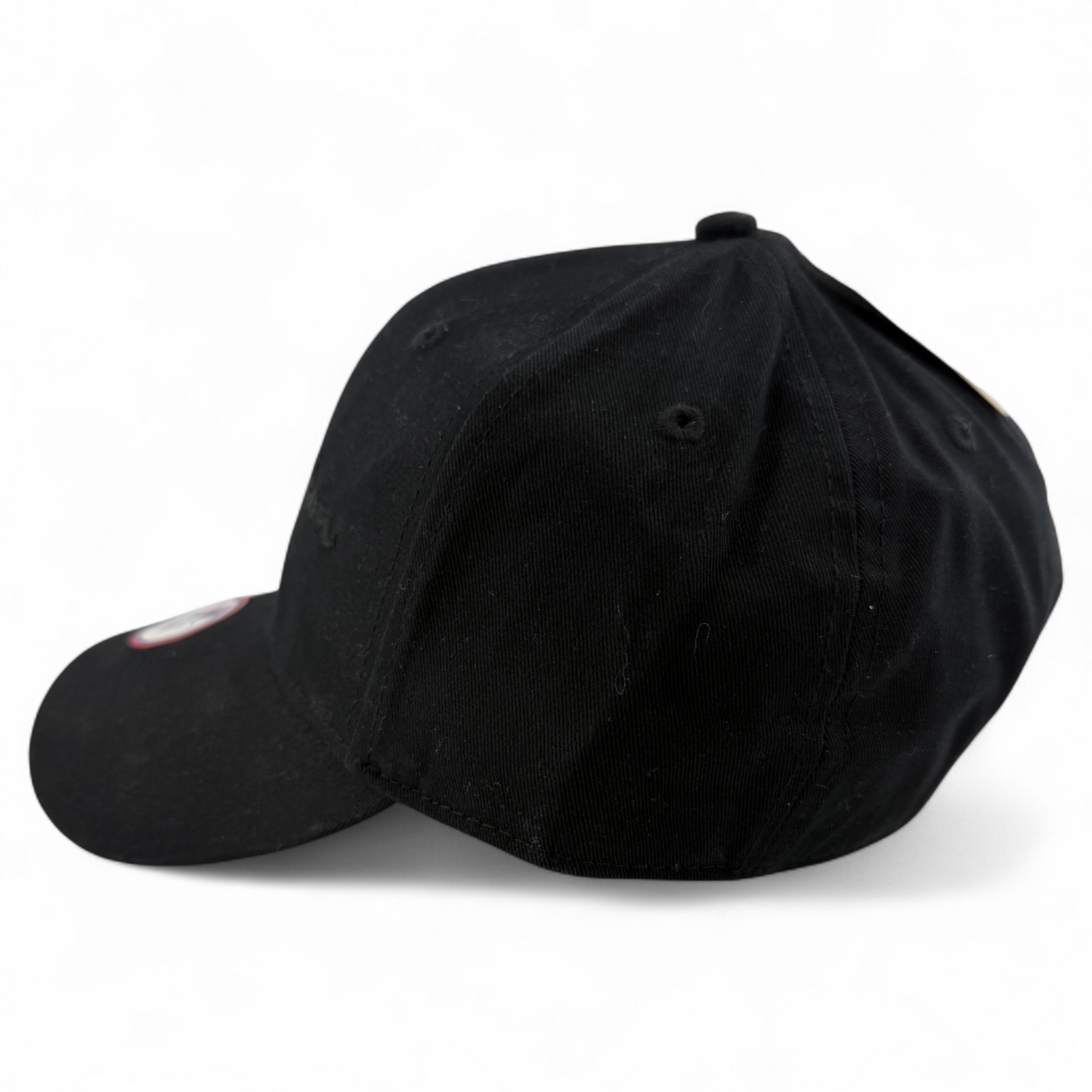 Champion Classic Script Twill All Black Logo Structured Adjustable Hat Cap