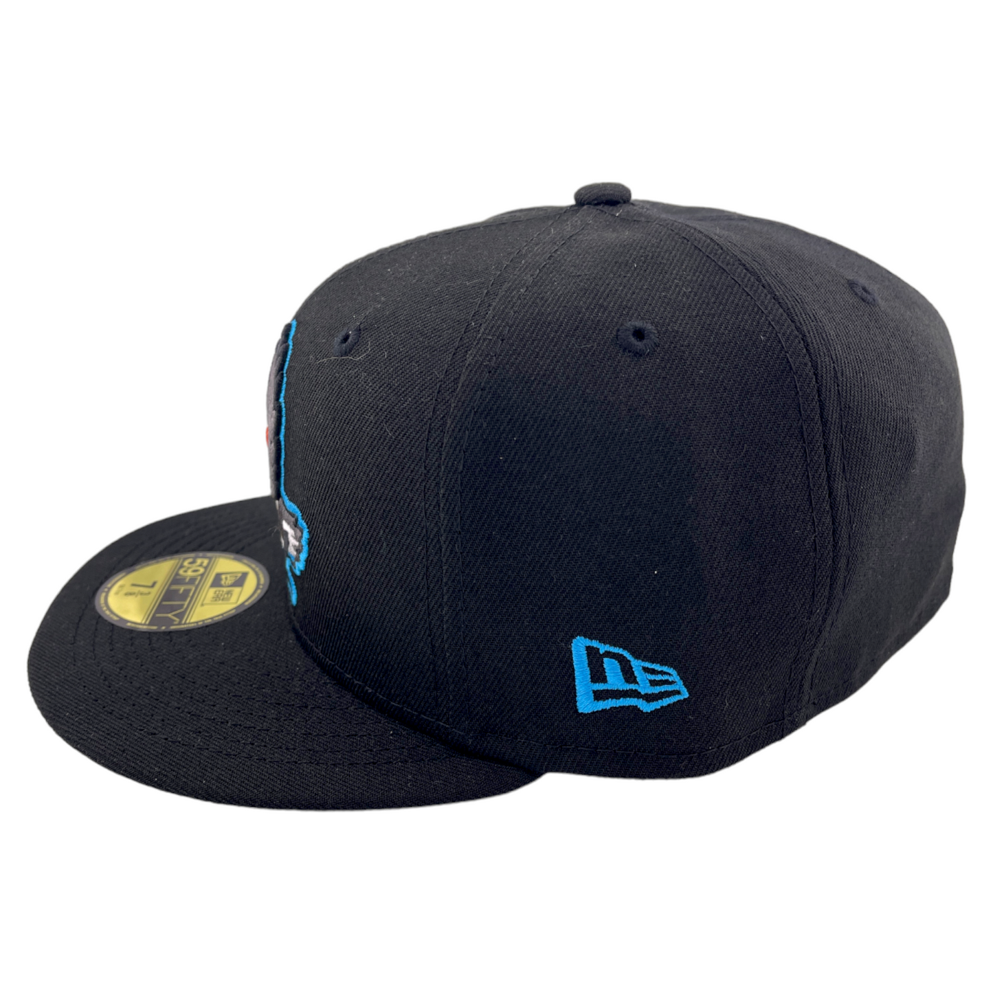 New Era Beloit Sky Carp MiLB Game Logo Authentic Black 59Fifty Fitted Hat Cap