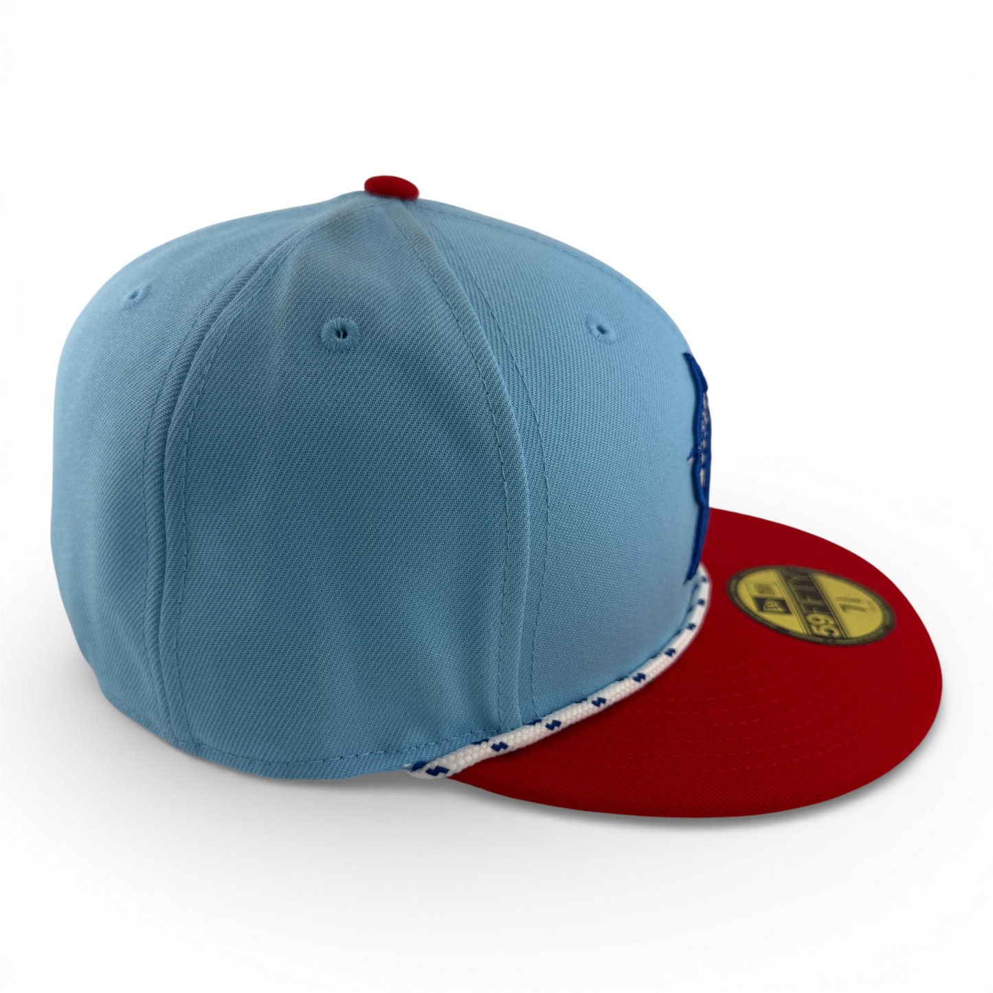 New Era Miami Marlins MLB 2025 4th of July USA Flag Rope 59Fifty Fitted Hat