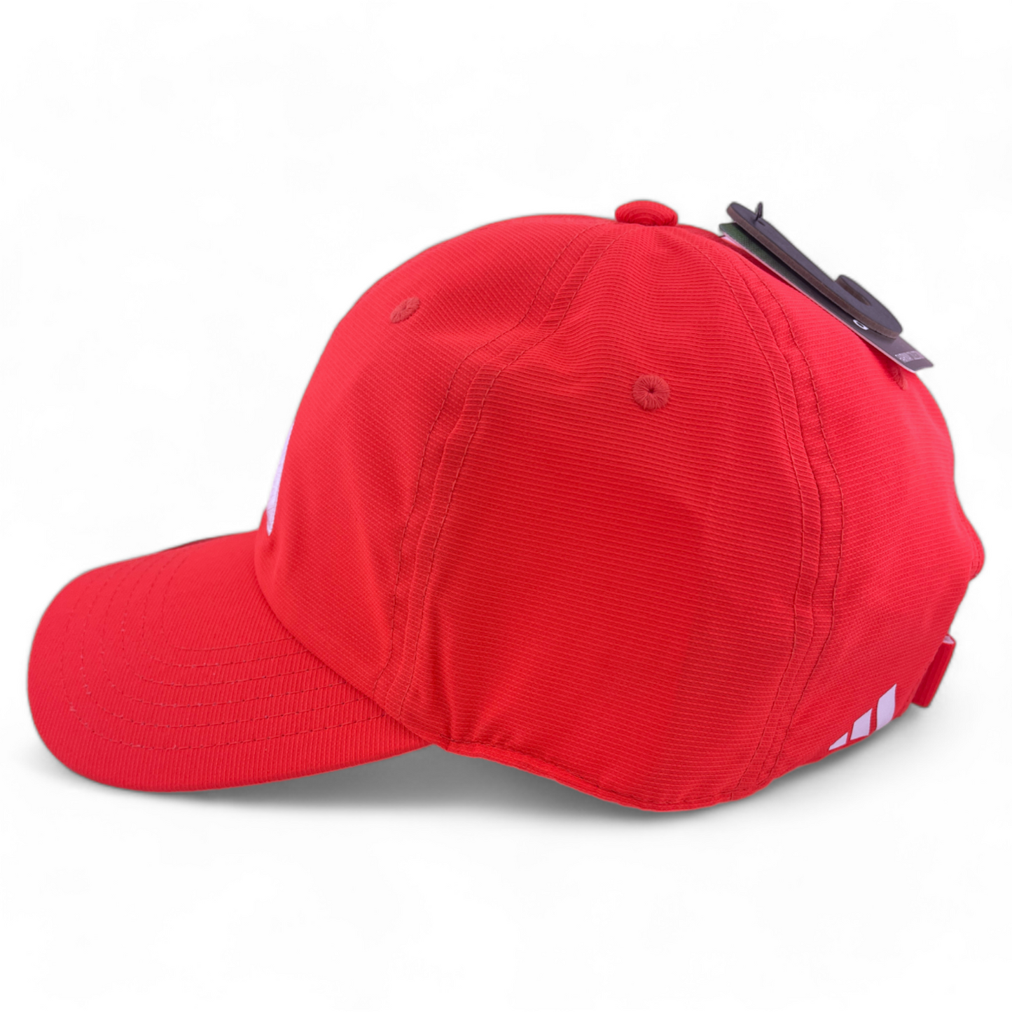 adidas Golf Relaxed 2 Bright Red/White Logo Strapback Adjustable Fit Hat Cap