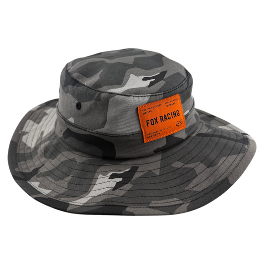 Fox Racing Traverse Camouflage Grey Camo Safari Boonie Fishing Bucket Hat S/M