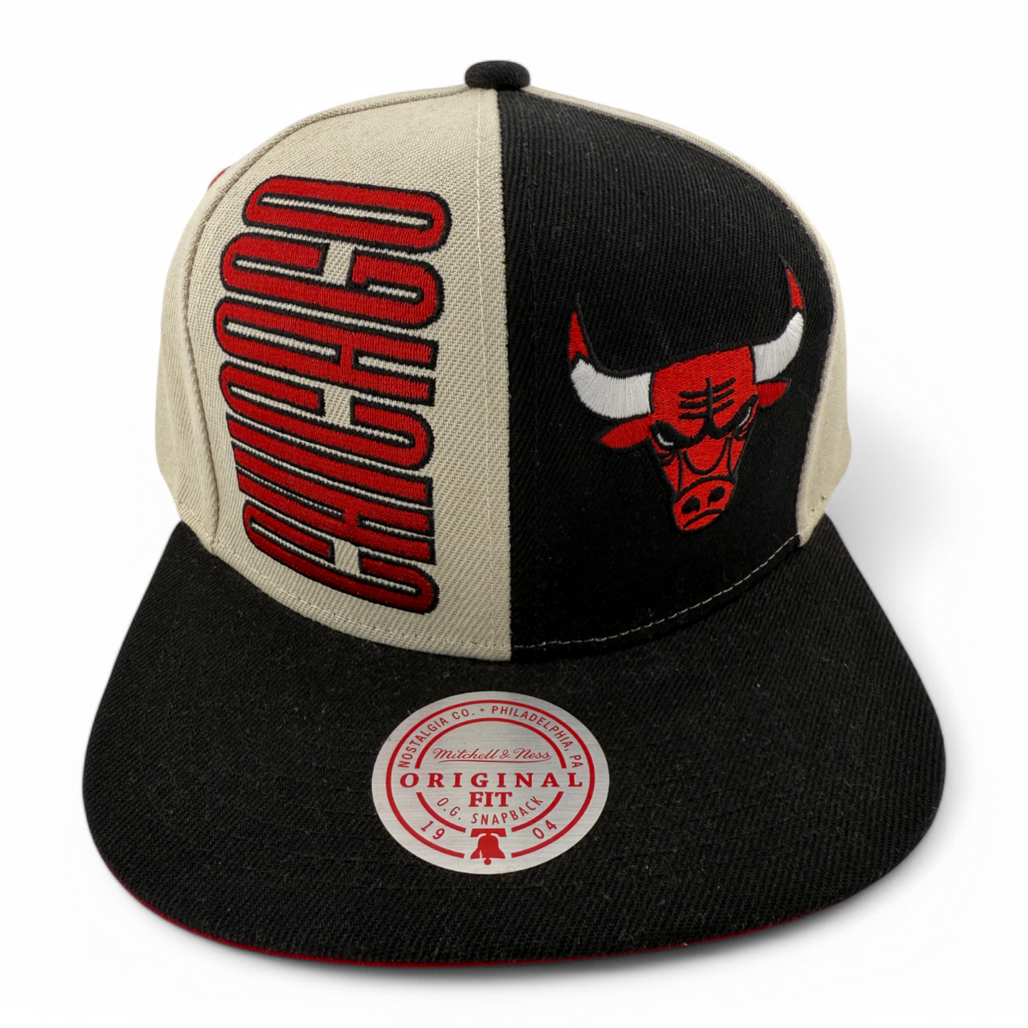 Mitchell & Ness Chicago Bulls NBA Pop Panel Original Fit Snapback Hat Cap