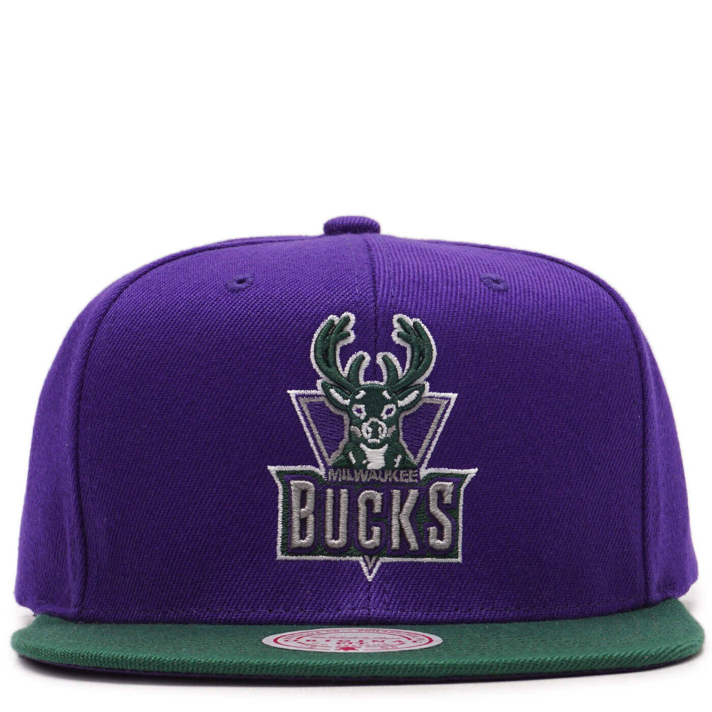 Mitchell & Ness Milwaukee Bucks NBA HWC Core Basic Purple/Green Snapback Hat