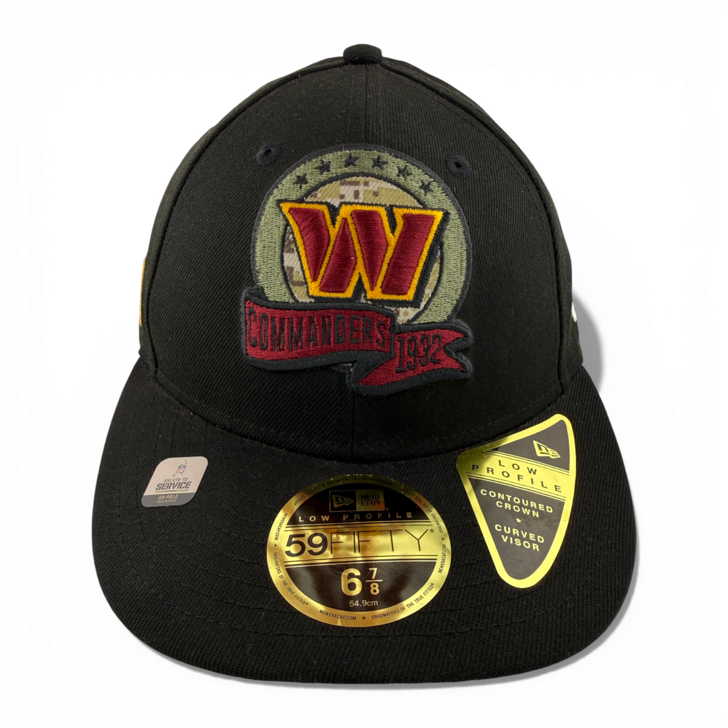 New Era Washington Commanders NFL Salute to Service 59Fifty Low Profile Fitted