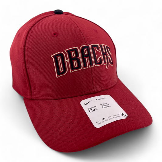 Nike Arizona Dimondbacks D-Backs Classic99 Maroon Swoosh Flex Fit Hat Cap OSFA