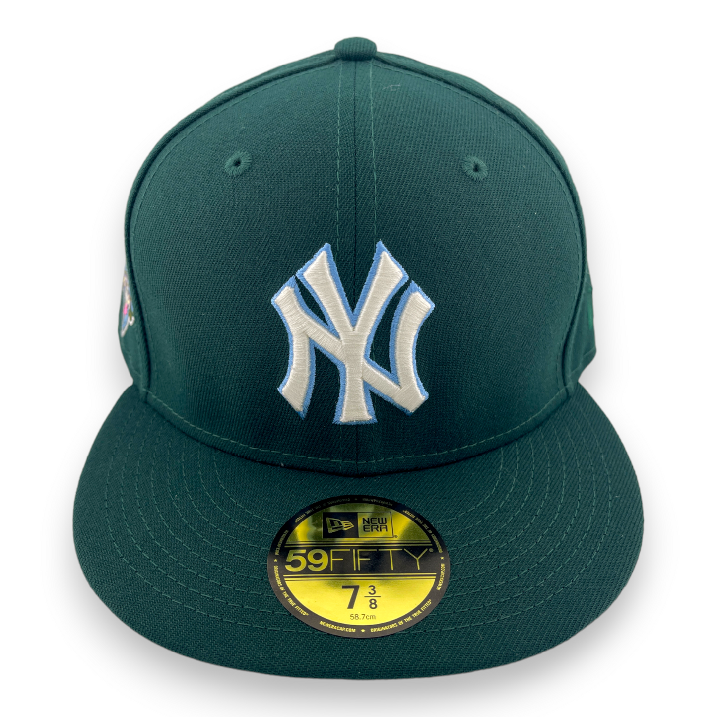 New Era New York Yankees 2009 World Series Patch Green Icy Pack 59FIFTY Hat Cap