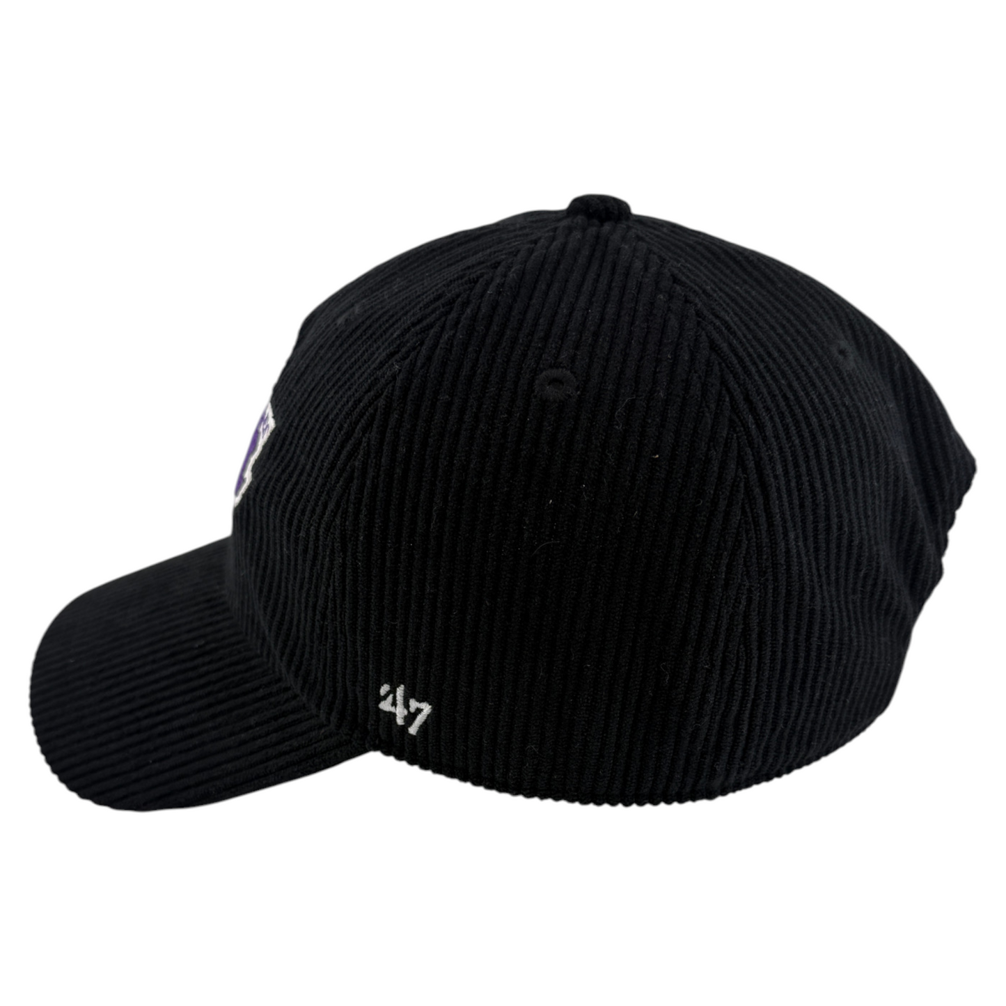 '47 Brand Los Angeles Lakers Corduroy Cord Clean Up Strapback Adjustable Dad Hat