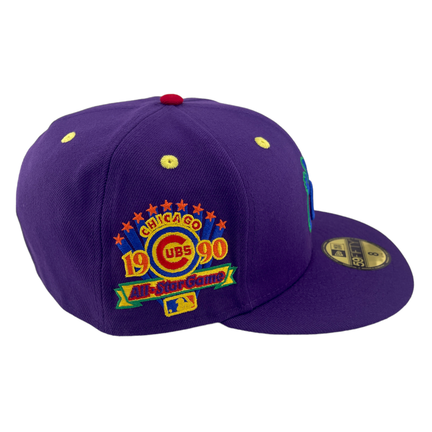 New Era Chicago Cubs MLB 1990 All-Star Game ROYGBIV 2.0 Pack 59Fifty Fitted Hat Cap