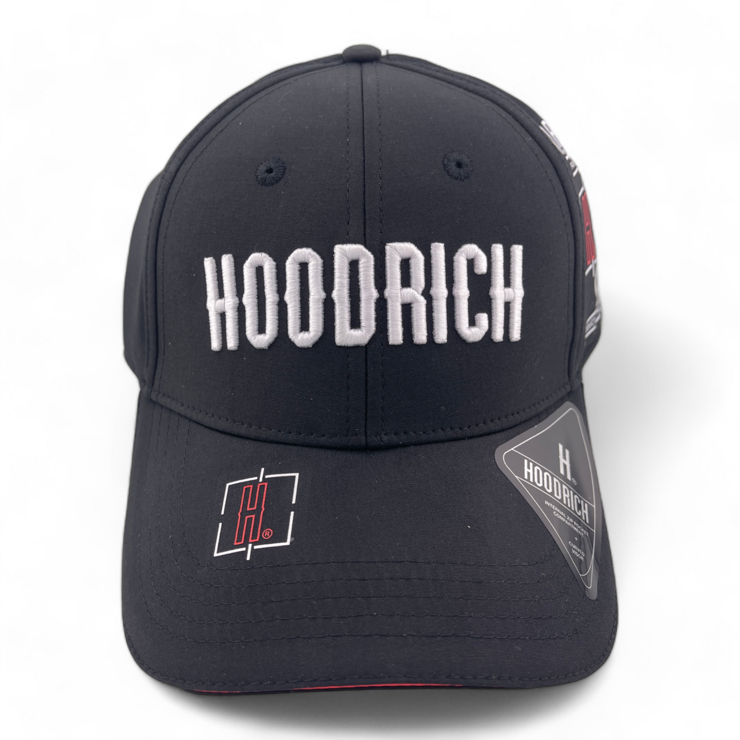 Hoodrich OG Akira V5 Strapback Internal Zipper Pocket Black Adjustable Hat Cap