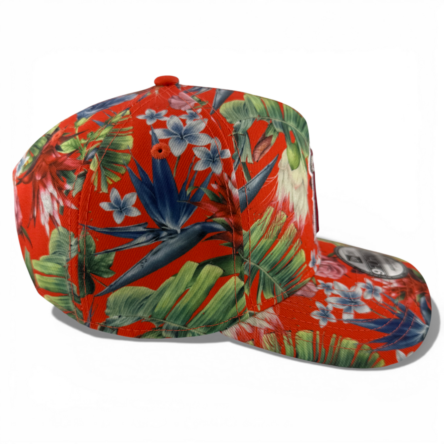 New Era Los Angeles Angels MLB Floral A-Frame 9Forty Snapback Adjustable Hat Cap